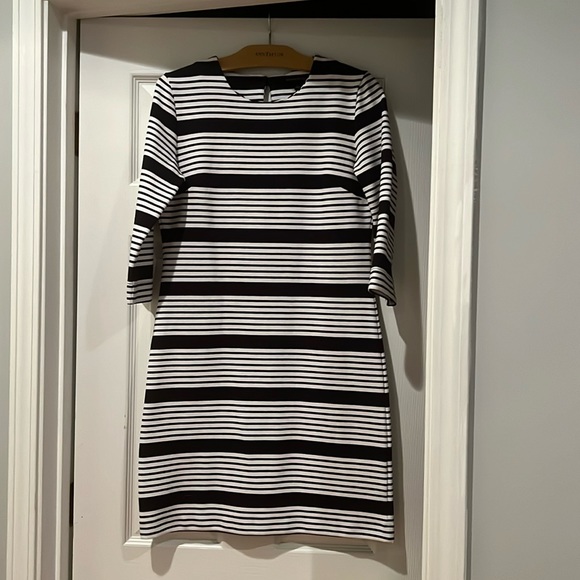 Banana Republic shift dress. Navy/white - Picture 1 of 3